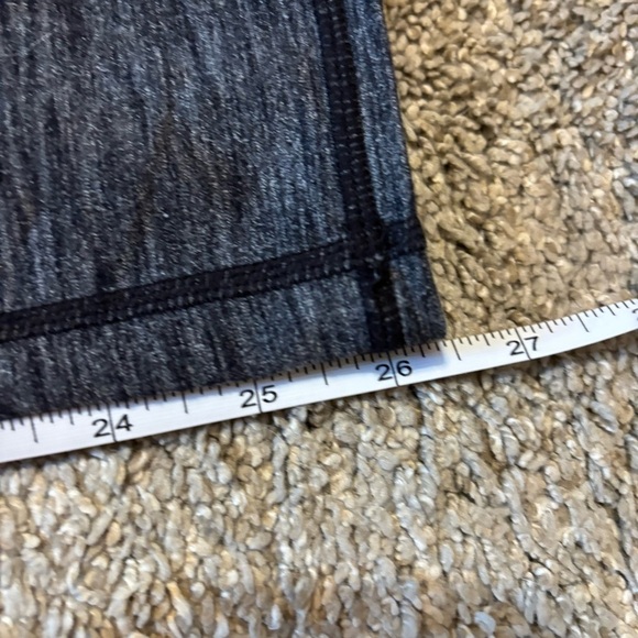 Athleta Women’s Active Workout Leggings Black Grey Space Dye Size Small - Picture 5 of 8